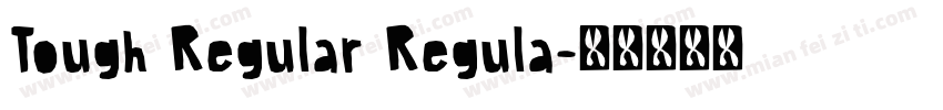 Tough Regular Regula字体转换